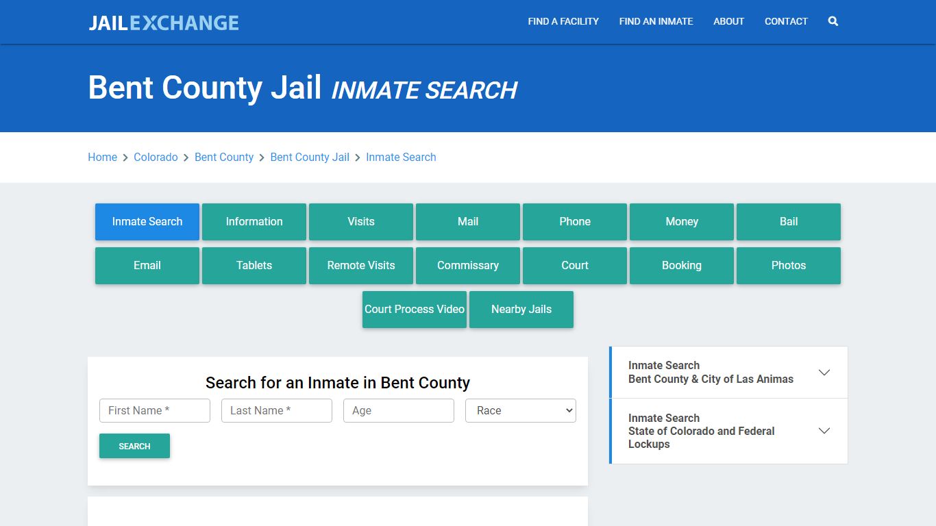 Bent County Jail, CO Inmate Search: Roster & Mugshots